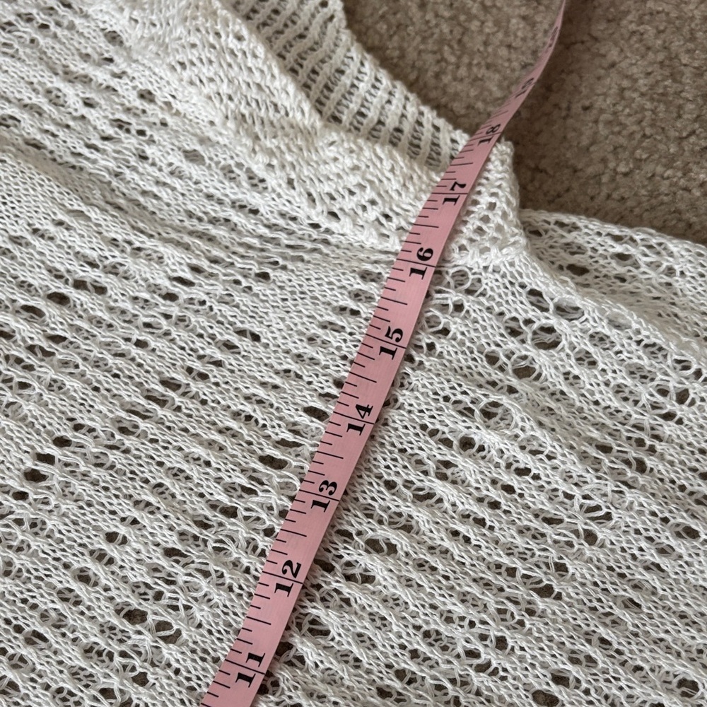 Tommy Bahama White Knit Women's Top size small - Picture 4 of 6